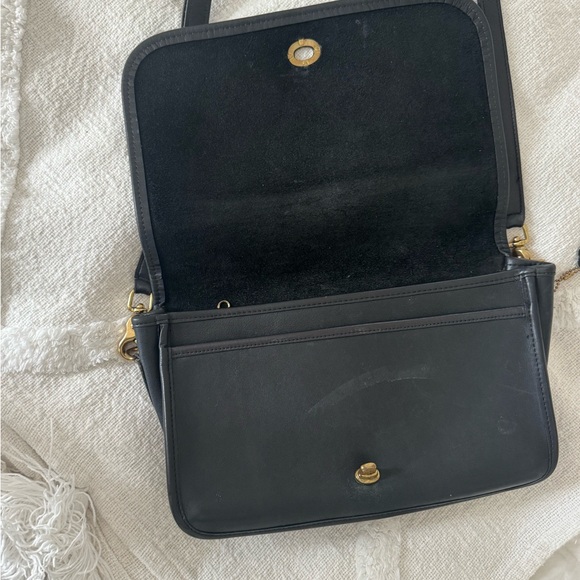 Vintage Coach Black Pocket Purse - Picture 7 of 8